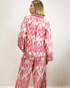 Ikat Jaipur Pink Long Pj Set